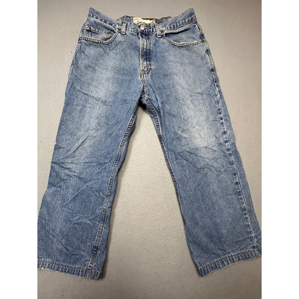 Levi's 569 Loose Straight 100% Cotton Denim Blue W32 L30 Mens